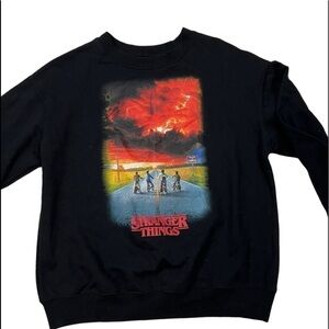 Stranger Things Netflix Medium Crew Sweatshirt Welcome to Hawkins Unisex